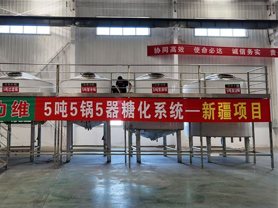 龙楼镇精酿啤酒设备厂—5吨精酿啤酒设备—新疆项目